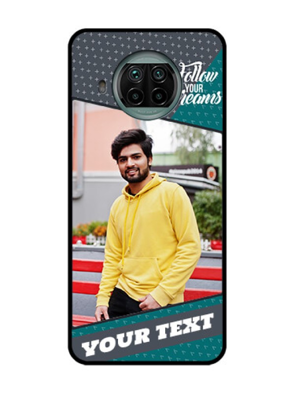 Custom Xiaomi Mi 10I 5G Custom Metal Phone Case - Background Pattern Design With Quote