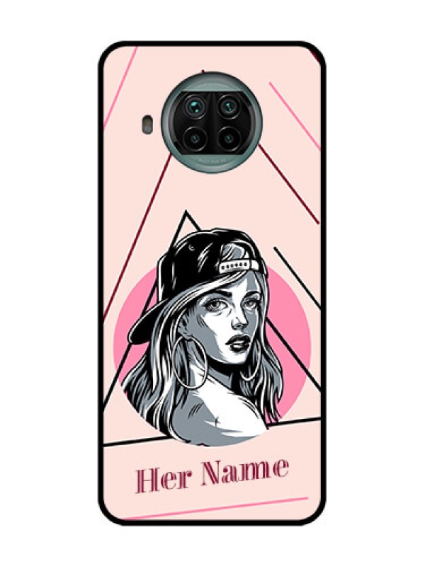 Custom Xiaomi Mi 10I 5G Custom Metal Phone Case - Rockstar Girl Design