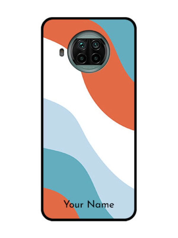 Custom Xiaomi Mi 10I 5G Custom Metal Phone Case - Coloured Waves Design