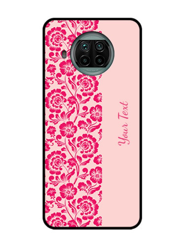 Custom Xiaomi Mi 10I 5G Custom Metal Phone Case - Attractive Floral Pattern Design
