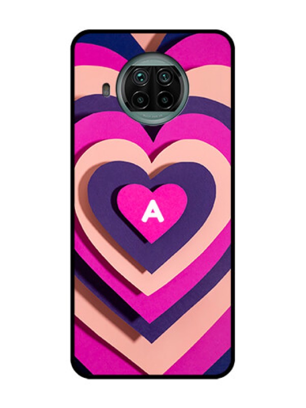 Custom Xiaomi Mi 10I 5G Custom Metal Phone Case - Cute Heart Pattern Design