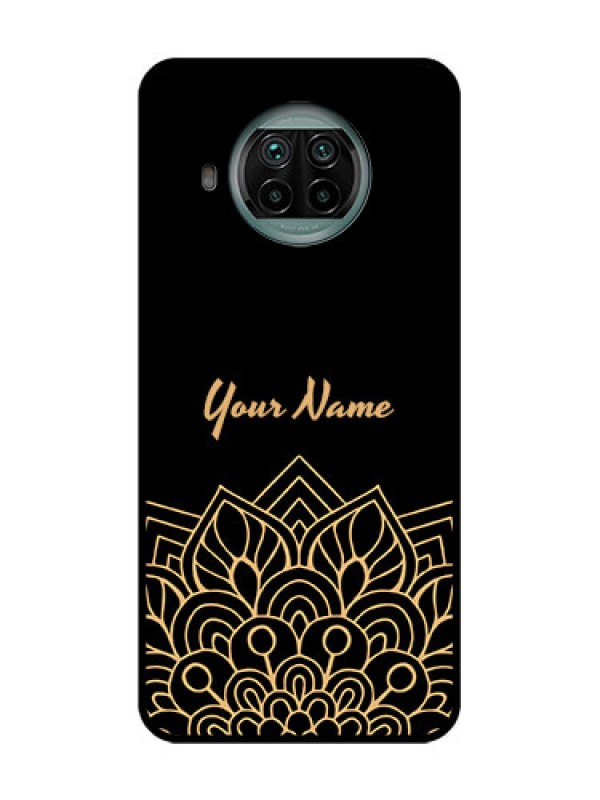 Custom Xiaomi Mi 10I 5G Custom Metal Phone Case - Golden Mandala Design