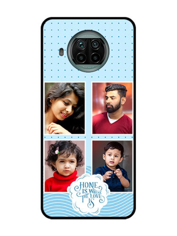 Custom Xiaomi Mi 10I 5G Custom Metal Phone Case - Cute Love Quote With 4 Pic Upload Design
