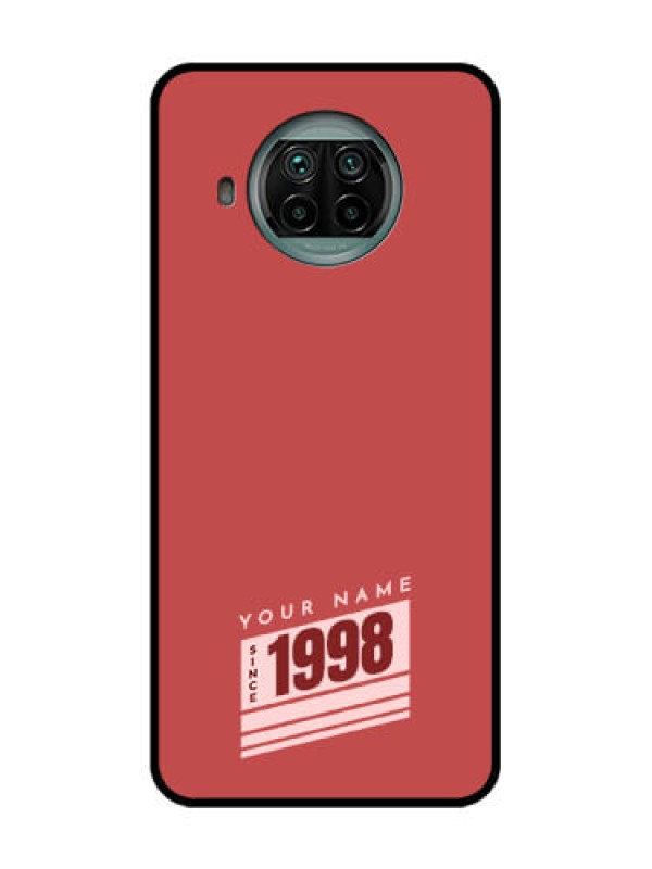 Custom Xiaomi Mi 10I 5G Custom Metal Phone Case - Red Custom Year Of Birth Design