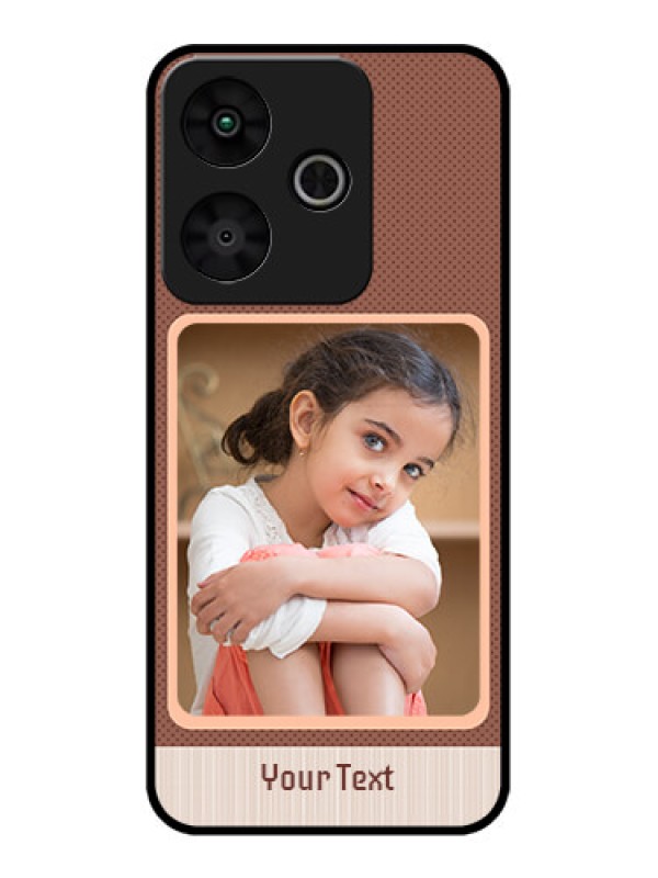 Custom Redmi 13 5G Custom Metal Phone Case - Simple Pic Upload Design