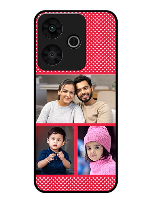 Custom Redmi 13 5G Custom Metal Phone Case - Bulk Photo Upload Design