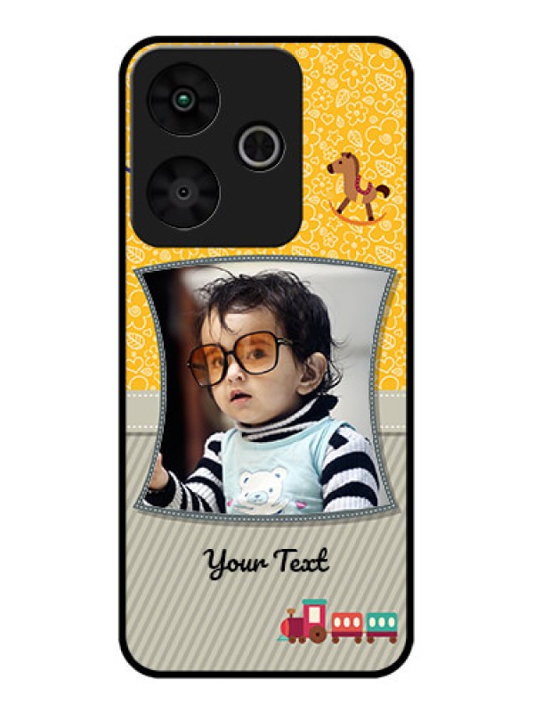 Custom Redmi 13 5G Custom Metal Phone Case - Baby Picture Upload Design
