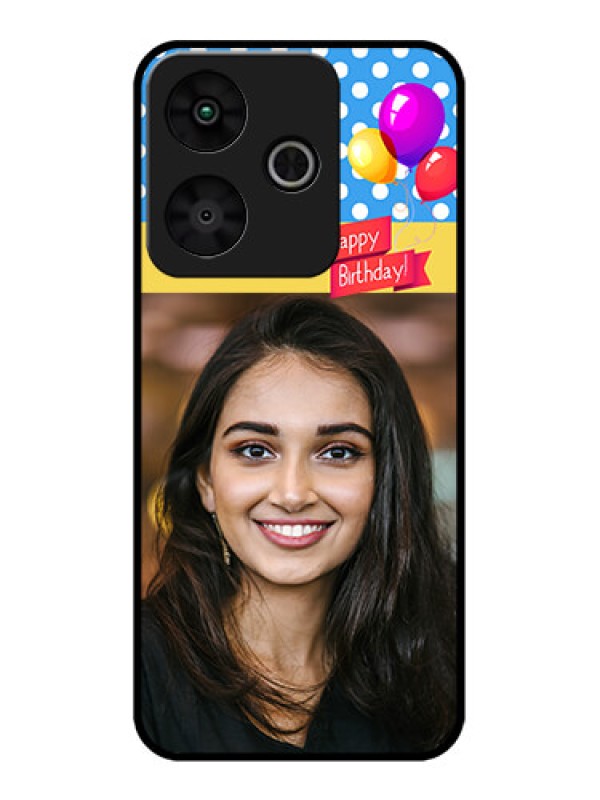 Custom Redmi 13 5G Custom Metal Phone Case - Happy Birthday Design