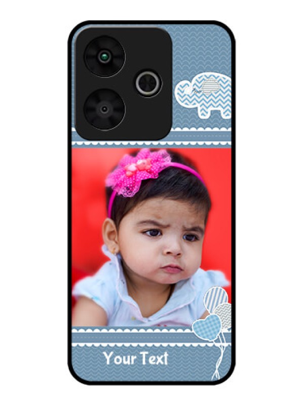 Custom Redmi 13 5G Custom Metal Phone Case - With Kids Pattern Design