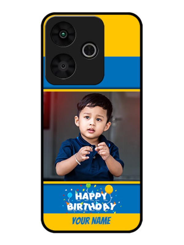 Custom Redmi 13 5G Custom Metal Phone Case - Birthday Wishes Design
