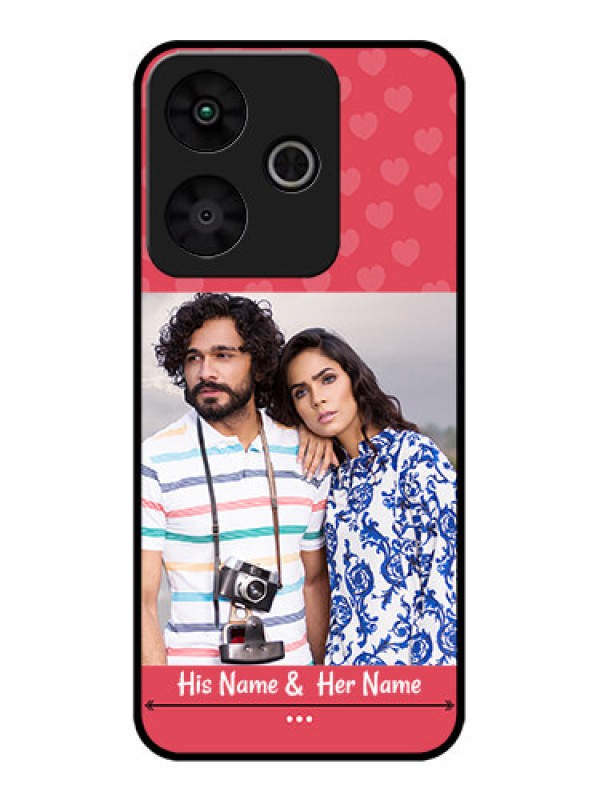 Custom Redmi 13 5G Custom Metal Phone Case - Simple Love Design