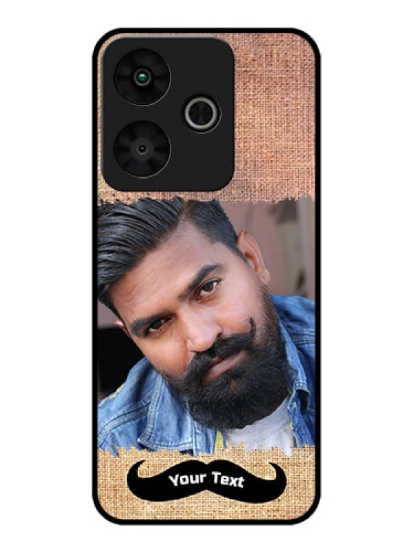 Custom Redmi 13 5G Custom Metal Phone Case - With Texture Design