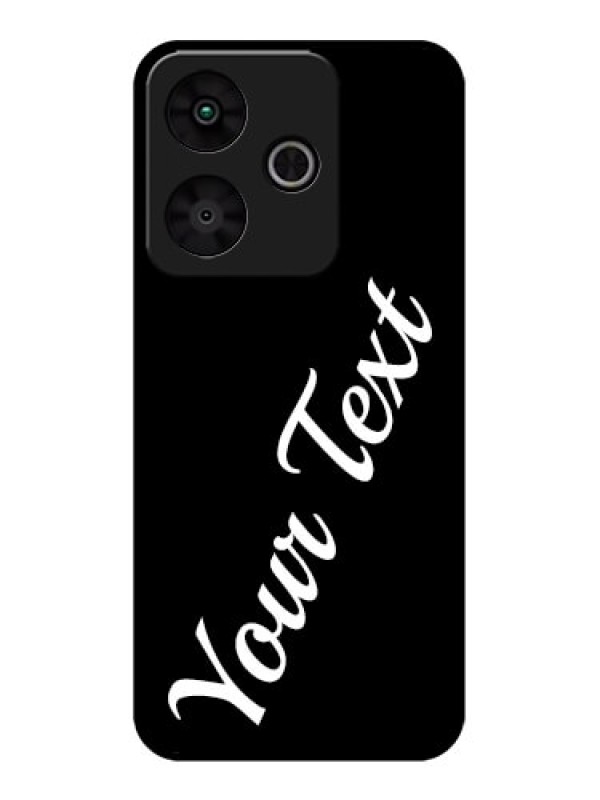 Custom Redmi 13 5G Custom Metal Phone Case - With Your Name Design