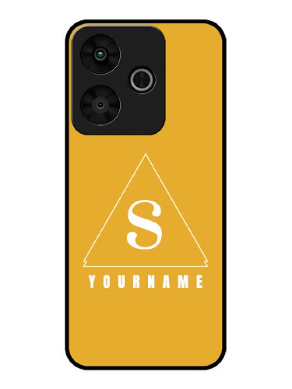 Custom Redmi 13 5G Custom Metal Phone Case - Simple Triangle Design