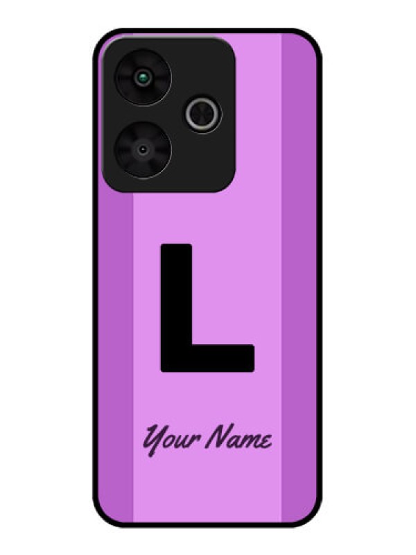 Custom Redmi 13 5G Custom Metal Phone Case - Tricolor Custom Text Design