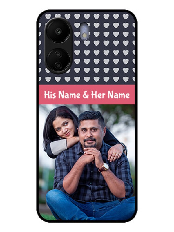 Custom Redmi 13C 4G Custom Metal Phone CaseLove Symbols Design