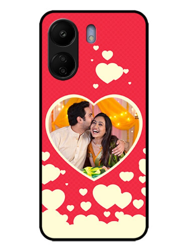 Custom Redmi 13C 4G Custom Metal Phone CaseLove Symbols Phone Cover Design