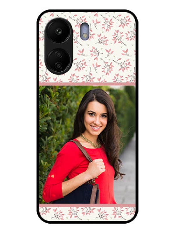 Custom Redmi 13C 4G Custom Metal Phone CaseStunning Floral Design