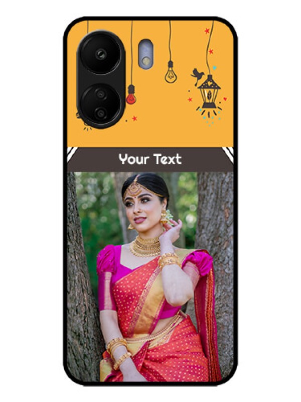 Custom Redmi 13C 4G Custom Metal Phone CaseWith Family Picture And Icons