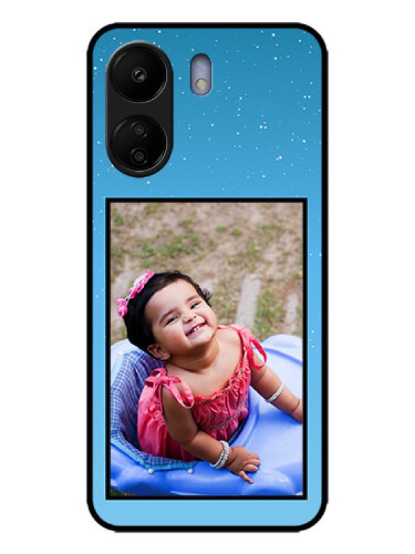 Custom Redmi 13C 4G Custom Metal Phone CaseWave Pattern Colorful Design
