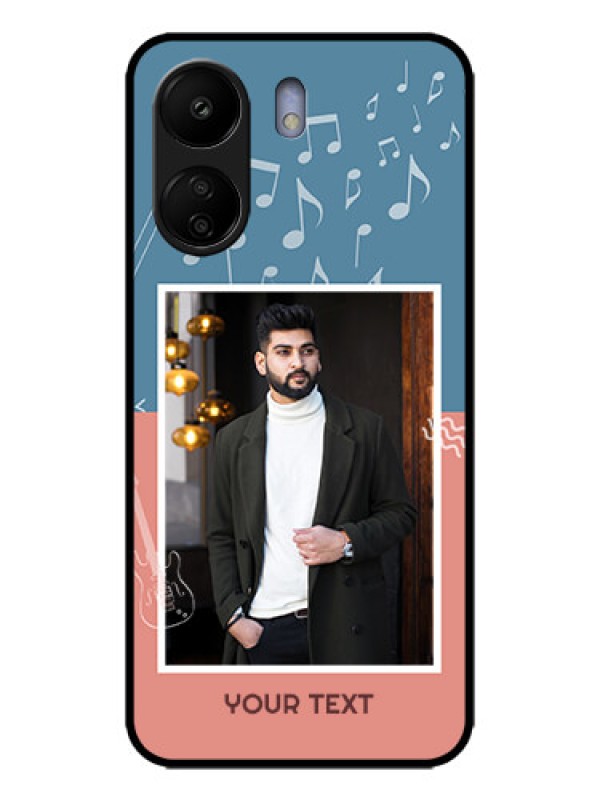 Custom Redmi 13C 4G Custom Metal Phone CaseWith Color Musical Note Design