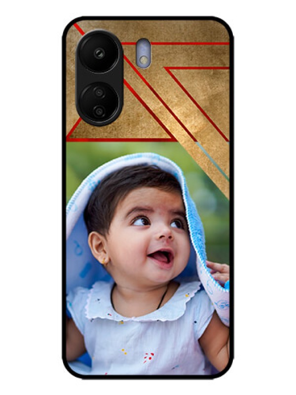 Custom Redmi 13C 4G Custom Metal Phone CaseGradient Abstract Texture Design