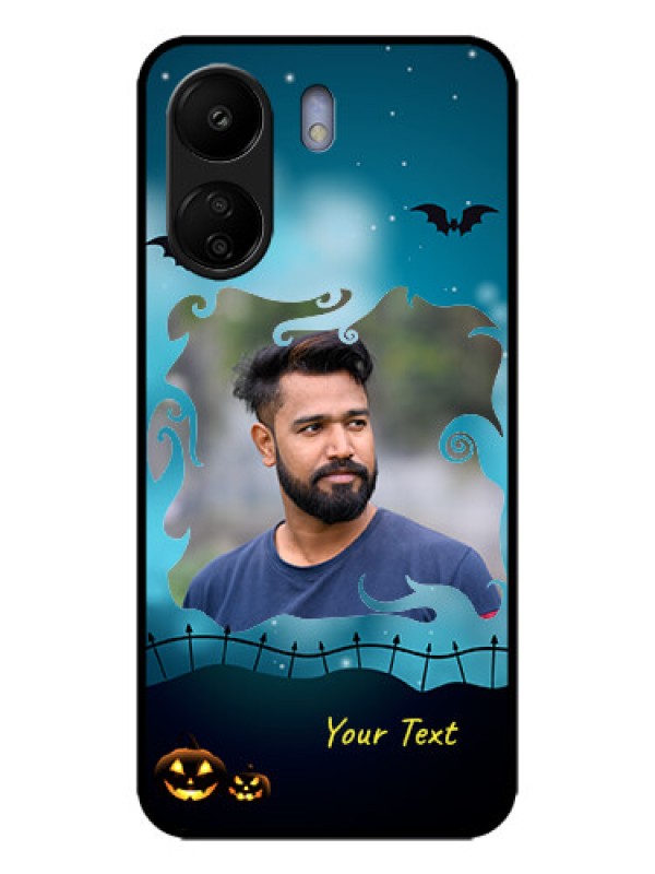 Custom Redmi 13C 4G Custom Metal Phone CaseHalloween Frame Design