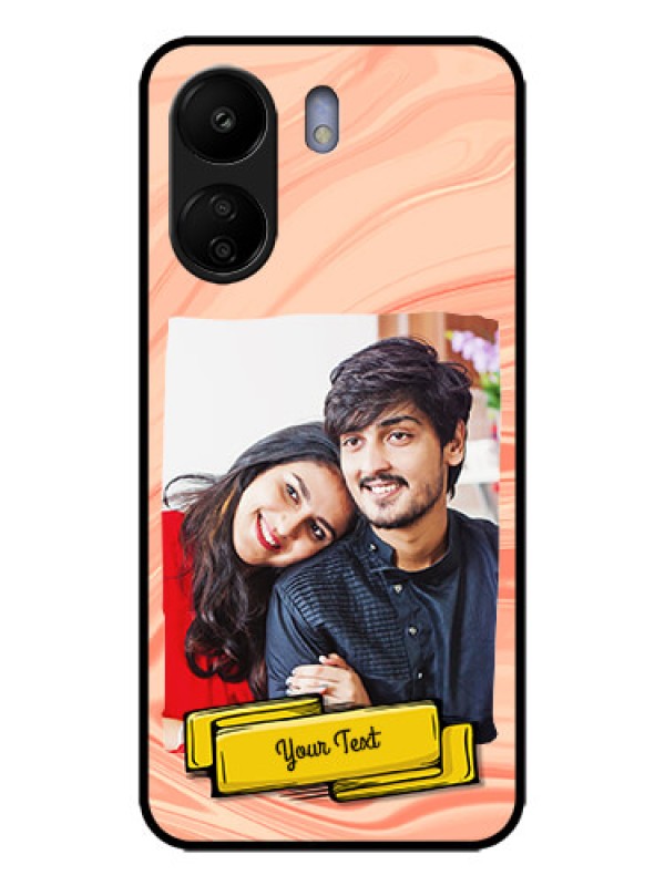 Custom Redmi 13C 4G Custom Metal Phone CaseMarble Texture Design