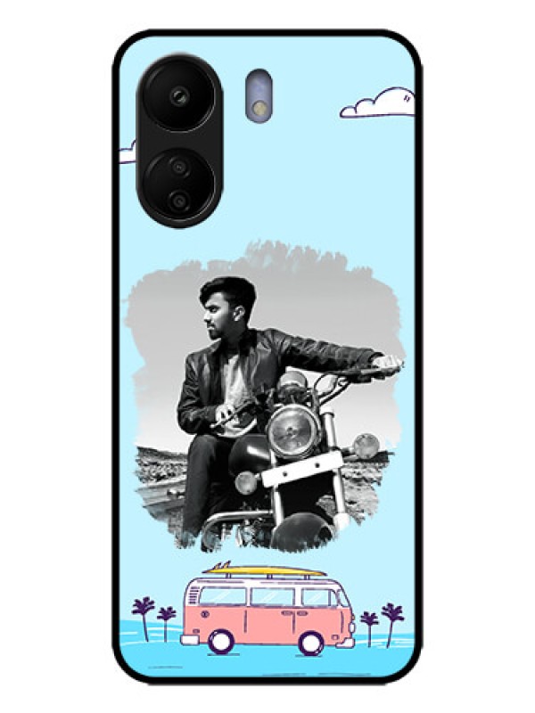 Custom Redmi 13C 4G Custom Metal Phone CaseTravel and Adventure Design