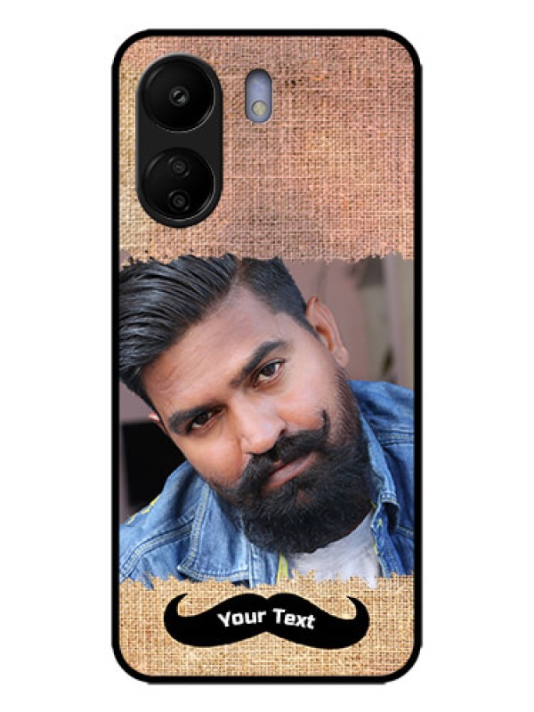 Custom Redmi 13C 4G Custom Metal Phone CaseWith Texture Design