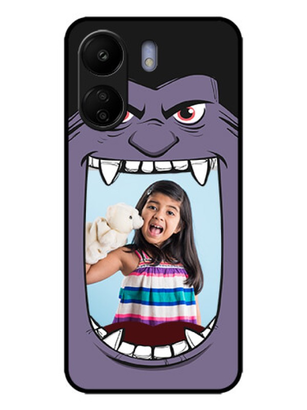 Custom Redmi 13C 4G Custom Metal Phone CaseAngry Monster Design