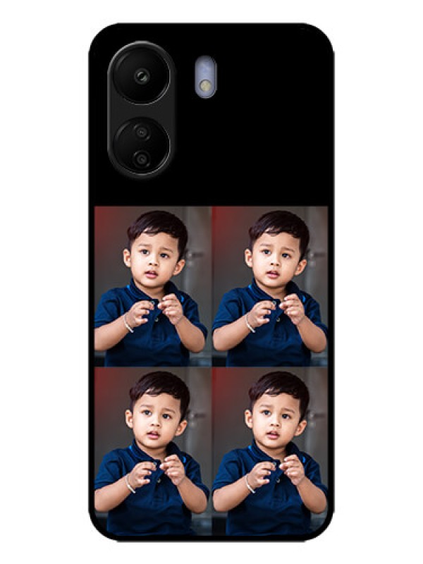 Custom Redmi 13C 4G Custom Metal Phone Case4 Image Holder Design