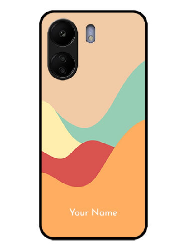 Custom Redmi 13C 4G Custom Metal Phone CaseOcean Waves Multi - Colour Design