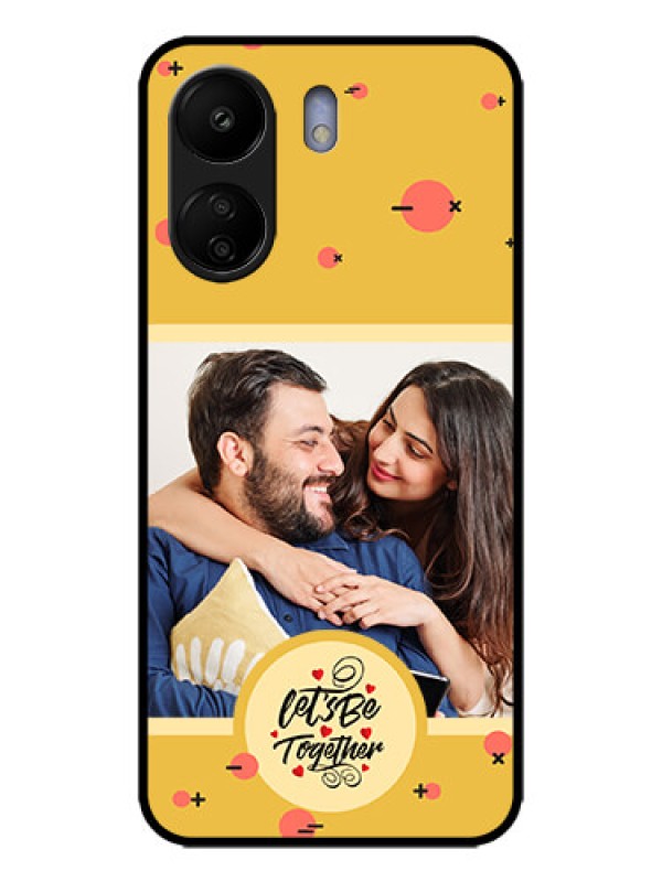 Custom Redmi 13C 4G Custom Metal Phone CaseLets Be Together Design