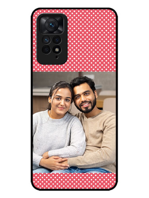 Custom Redmi Note 11 Pro Plus 5G Custom Metal Phone Case - White Dotted Design