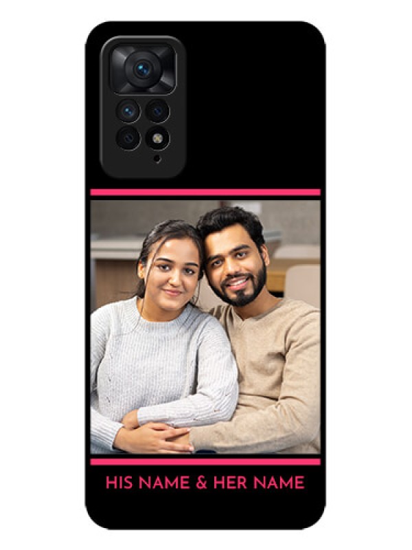 Custom Redmi Note 11 Pro Plus 5G Custom Metal Phone Case - With Add Text Design