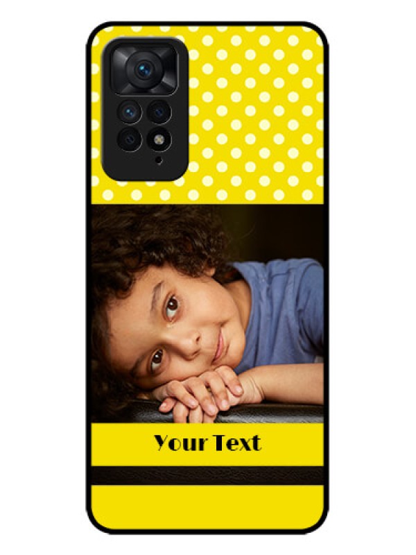 Custom Redmi Note 11 Pro Plus 5G Custom Metal Phone Case - Bright Yellow Case Design