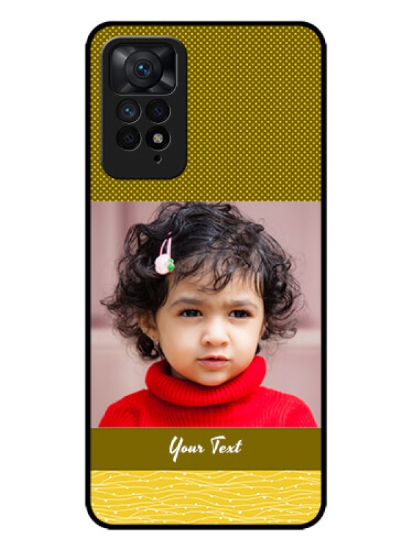 Custom Redmi Note 11 Pro Plus 5G Custom Metal Phone Case - Simple Green Color Design
