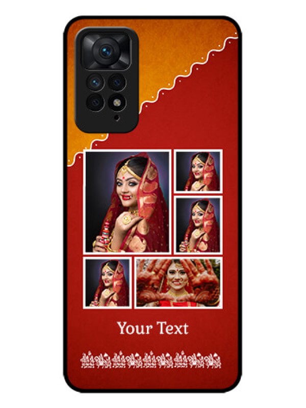 Custom Redmi Note 11 Pro Plus 5G Custom Metal Phone Case - Wedding Pic Upload Design