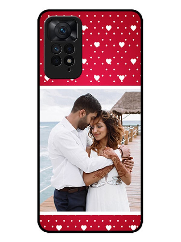 Custom Redmi Note 11 Pro Plus 5G Custom Metal Phone Case - Hearts Mobile Case Design