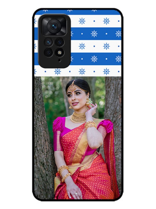 Custom Redmi Note 11 Pro Plus 5G Custom Metal Phone Case - Snow Pattern Design