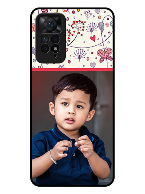 Custom Redmi Note 11 Pro Plus 5G Custom Metal Phone Case - Premium Floral Design