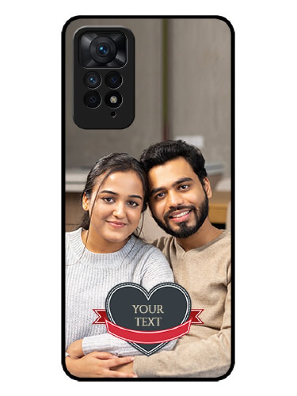 Custom Redmi Note 11 Pro Plus 5G Custom Metal Phone Case - Just Married Couple Design