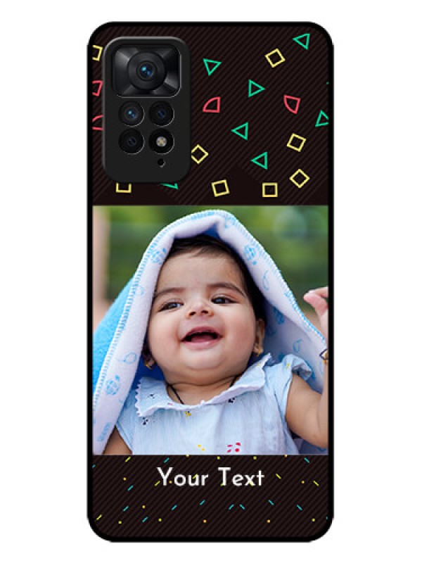 Custom Redmi Note 11 Pro Plus 5G Custom Metal Phone Case - With Confetti Birthday Design