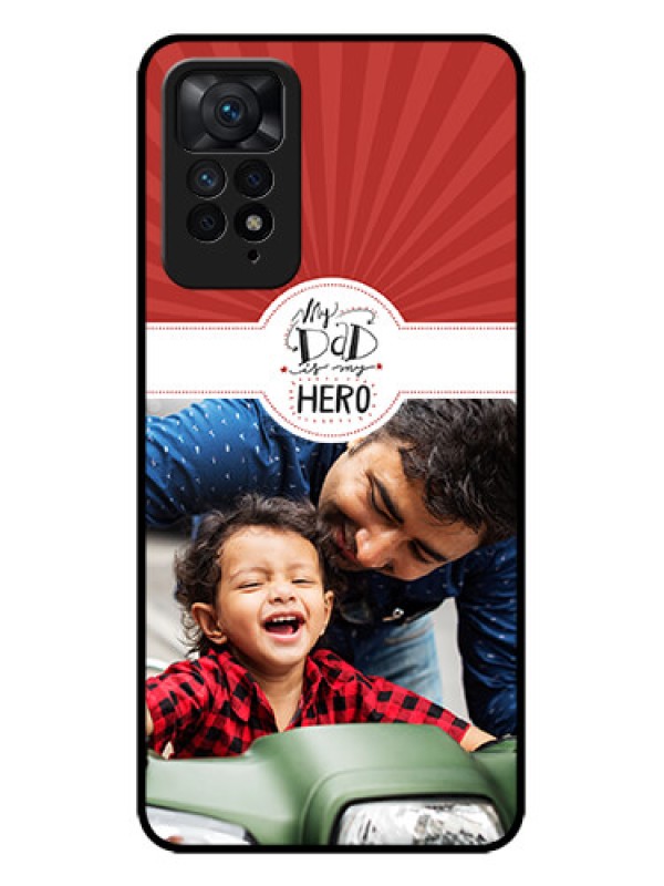 Custom Redmi Note 11 Pro Plus 5G Custom Metal Phone Case - My Dad Hero Design