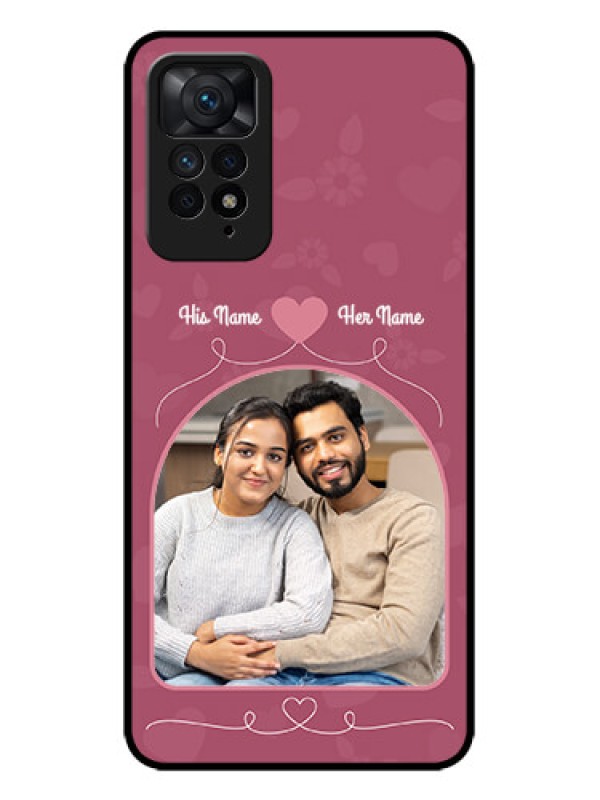 Custom Redmi Note 11 Pro Plus 5G Custom Metal Phone Case - Love Floral Design