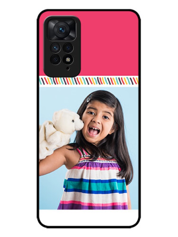Custom Redmi Note 11 Pro Plus 5G Custom Metal Phone Case - Line Art Design