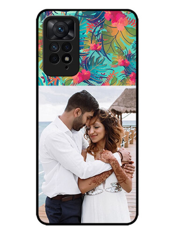 Custom Redmi Note 11 Pro Plus 5G Custom Metal Phone Case - Watercolor Floral Design