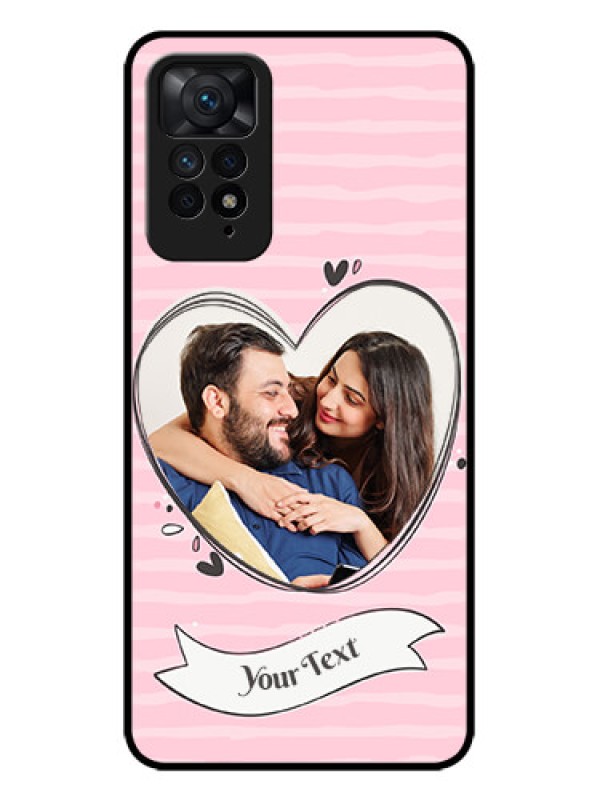 Custom Redmi Note 11 Pro Plus 5G Custom Metal Phone Case - Vintage Heart Design