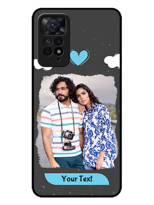 Custom Redmi Note 11 Pro Plus 5G Custom Metal Phone Case - Splashes With Love Doodles Design